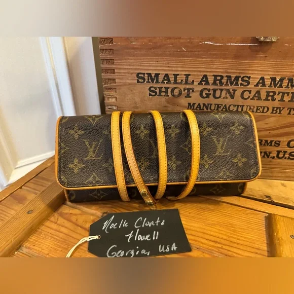 💯 Authentic Louis Vuitton Pochette Twin GM, Crossbody, Clutch, Purse - Picture 12 of 13